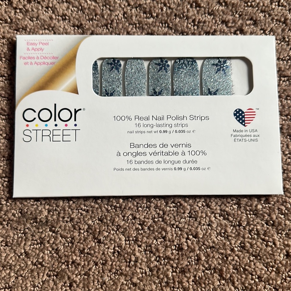 Color Street Ice Ice Maybe - Dry Nail Polish Strips NIP